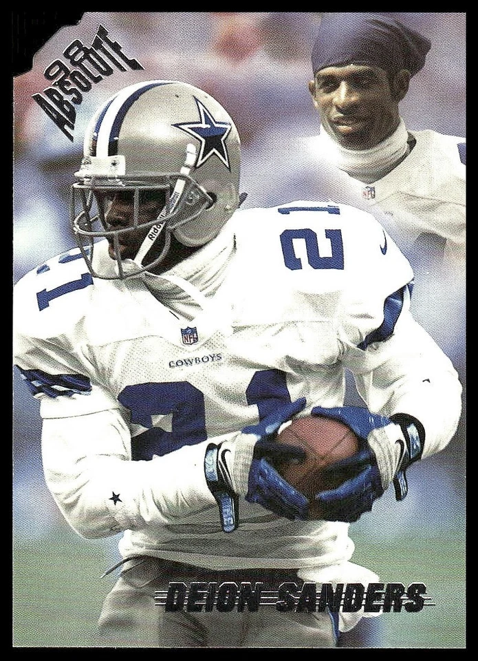 1998 Playoff Absolute Retail DIE-CUT / Deion Sanders - Image 1 of 2