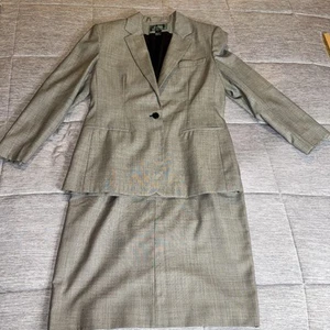Ralph Lauren Skirt Suit Size 2 Two Piece Set RL Blue Label Vintage 90’s USA Made - Picture 1 of 24