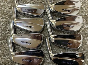 Mizuno MP-100 2006 Iron Head Set of 8 3-Pw Head Only 100th Anniversary Used - Picture 1 of 10