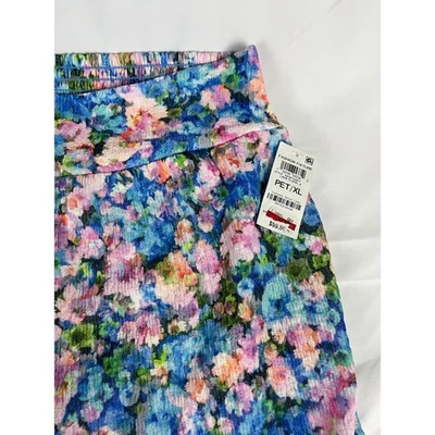 Bar III Estampado Floral Cintura Ajustada Pierna Ancha Pantalones Pantalones Petite XL PXL Foto 1 de 4