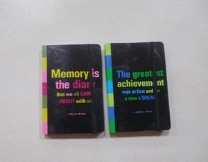 2 NOTEPADS MEMORTY DIARY GREATEST ACHIEVEMENT PB - Imagen 1 de 4