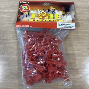 Fire Rescuer 53 Plastic Toy Figures New Sealed Package - Picture 1 of 2