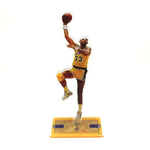 Kareem Abdul-Jabbar Figure - #33 of Lakers Legend Skyhook Figurine Ornament Cover