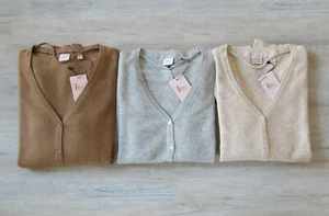 ADAGIO SEIDE KASCHMIR STRICKJACKE 36 38 40 42 44 46 48 camel beige *NEU* 69,99€ - Bild 1 von 3