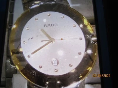 RADO LA COUPOLE 男式手表石英全陶瓷蓝宝石 R20457152 全新 — 第 1/4 张图片