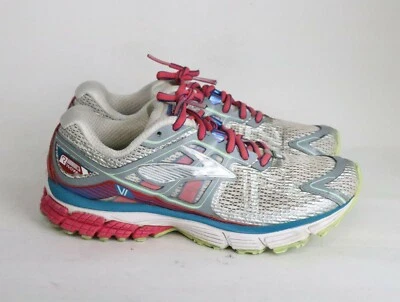 Brooks Running Shoes Women’s Size 7 White Red Ravenna 1201821B157  - Image 1 of 4
