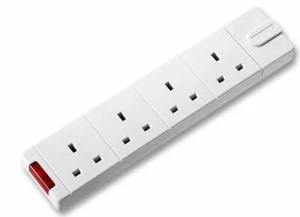 Masterplxert1234ppq - UG - Steckdosenleiste 13a 4 Gang + Neon - Bild 1 von 1