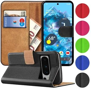 Housse à rabat pour Google Pixel 7 8 9 10 Pro XL housse de protection étui à rabat - Photo 1/12