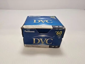 Panasonic AY-DVM60EJ MiniDV 60-Min 5-Pack (Sealed). DVC Tapes NEW - Picture 1 of 4