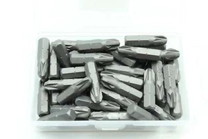 TMAX 25-50pc Pozi PZ0 PZ1 PZ2 PZ3 Impact Ready Screwdriver Insert Bits Hex Shank - Picture 1 of 12