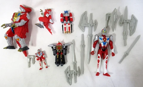 Playmates Superhuman Samurai Syber Squad Figure Parts Lot Cover