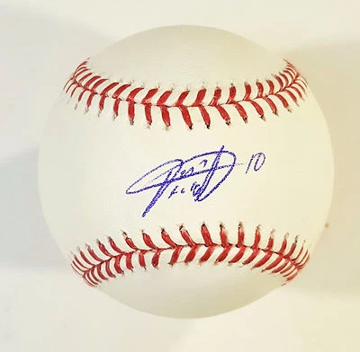 Yulieski Gurriel Autographed OML Baseball #4 Cuba Astros w/ Onyx Authentic COA - Image 1 of 3