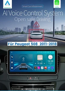 Radio Coche 10.33" Android13 Para Peugeot 508 2011-2018 Carplay GPS NAVI WIFI 8Kern - Imagen 1 de 24
