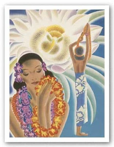 ART PRINT Vintage Hawaii II Frank MacIntosh 16x12 Haddads - Picture 1 of 1