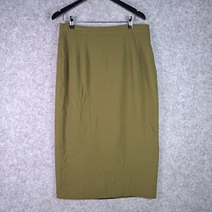 Vintage Vicky Mar Skirt Womens 18 Green Midi Straight Pencil Lined 7539 - Bild 1 von 13