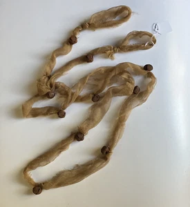 Primitive Käsetuch Käsetuch Girlande 20 mm rostige Glocken 4 Fuß Bauernhaus Band - Bild 1 von 6