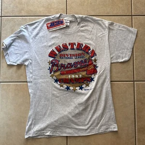 1992 Atlanta Braves Western Division Champs Neu mit Etikett Trench Größe XL - Bild 1 von 5