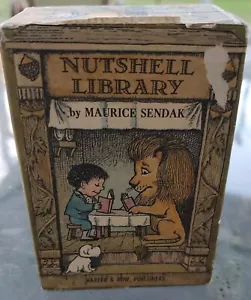 Vintage Nutshell Library by Maurice Sendak/ Happer and Row 1962 (4 Mini Books) - Picture 1 of 5