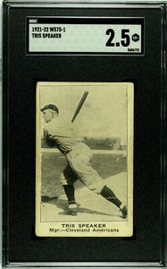 1921 W575 Tris Speaker SGC 2.5 HOF POP 1