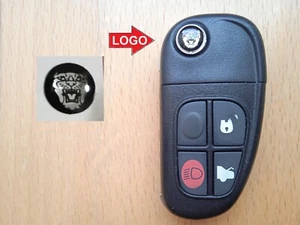 Jaguar LOGO key emblem badge FOB remote 8,5 mm X S Type XK XK8 XKR XJ XJ8 XJR ph - Picture 1 of 5