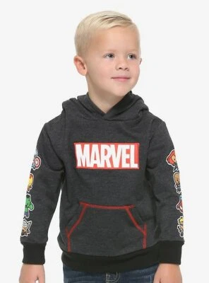 Sudadera con capucha Marvel Chibi Heroes para niños pequeños - Exclusiva de BoxLunch nueva Foto 1 de 4