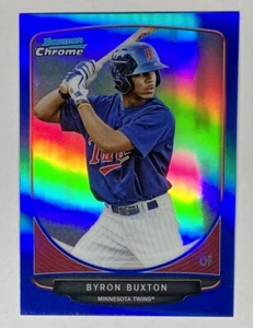 BYRON BUXTON 2013 Bowman Chrome Mini BLUE Refractors Rookie True RC Card /99  - Picture 1 of 2