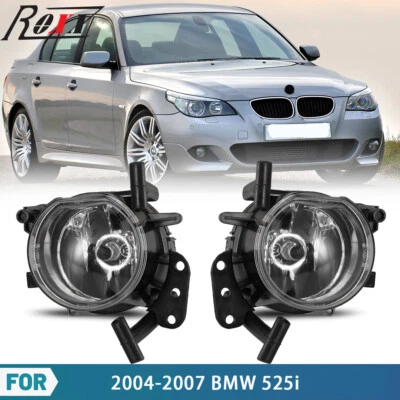 Faros antiniebla transparentes para BMW 525I/08-10 BMW 528I 535I E60 04-07 con paquete M parachoques Foto 1 de 4