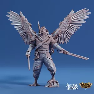 D&D Miniature Aarakocra Eagalan Ranger Pose 1 Dungeons and Dragons - Picture 1 of 4