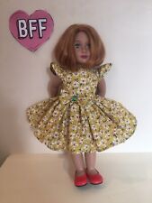 18 inch Dolls Clothes/ Dress  Fits Our Generation Girl . Garden Flowers Dress.