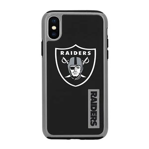 FOCO NFL Las Vegas Raiders Dual Hybrid Case for iPhone X & XS (5.8") - Picture 1 of 1