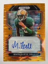MARKQUESE BELL - 2022 Prizm Draft Picks - Autographs Orange Pulsar - S/N 26/49