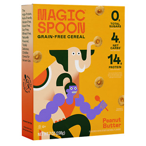 Magic Spoon Peanut Butter Grain-Free Breakfast Cereal, 7 oz Box