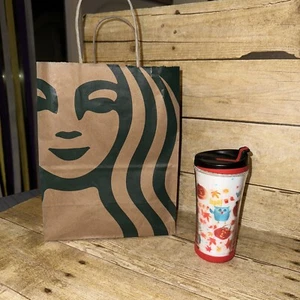 Starbucks 2007 Mini Tumbler Cup w/Iridesent Halloween Features 8 oz EUC - Picture 1 of 9