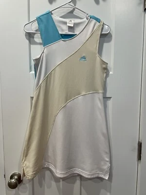 Adidas Golf/Tennis Dress SizeXL  White Tan & Turquoise  - Image 1 of 4