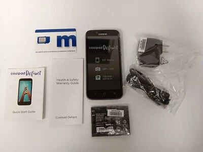 Coolpad Defiant (3632A) 8GB 4GB LTE (METRO) - GRAY *OPEN BOX* - Image 1 of 3