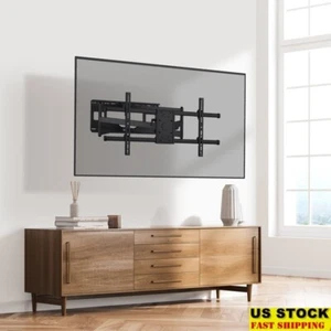 Full Motion TV Wall Mount 43-90 Inch Adjustable Swivel Tilt 176 lbs Capacity New - Picture 1 of 11