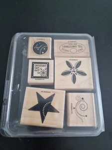 Stampin Up Spotlight On Christmas Wooden Stamps - Picture 1 of 3