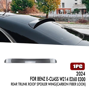Rear Trunk Roof Splitter Spoiler Wing For Benz E Class W214 E260 E300 AMG 24-25 - Picture 1 of 11