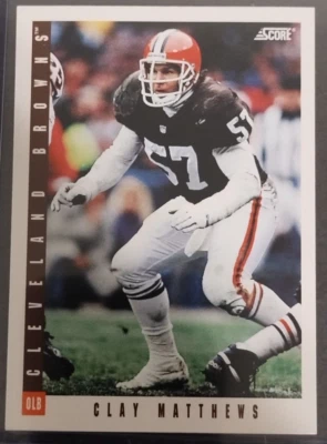 1993 Score - #175 Clay Matthews - Image 1 of 2