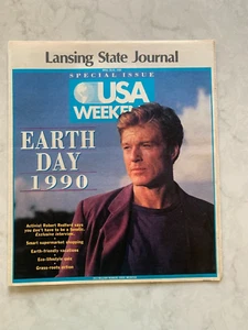 USA Weekend magazine, April 20-22, 1990, cover: Robert Redford - Picture 1 of 2