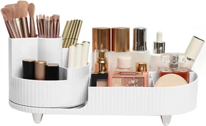 Makeup Organizer Countertop Rotating Makeup Organizer for Vanity Large Capacity  - Picture 1 of 22