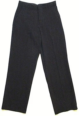 Nuevo Perry Ellis Portfolio Talla 16 Reg Negro Frente Plano Pantalones Vestido Pantalones Foto 1 de 3