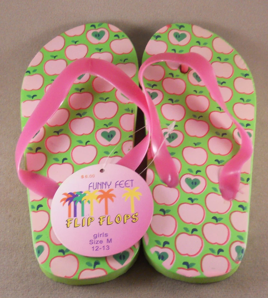 Funny Feet Niñas Chanclas Zapatillas Sandalias Zapatos Nuevos Con Etiquetas Talla: S, M, L Foto 1 de 1