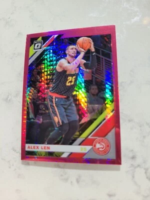 2019 Panini Donruss Optic Alex Len Hyper Pink Prizm #32 - Image 1 of 2