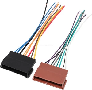 2 PCS Aftermarket Stereo Radio Harness Connector Dash For Ford 1986-1997 Ranger - Foto 1 di 5