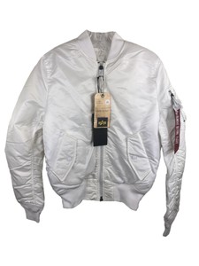 white alpha jacket