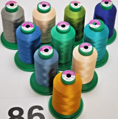 Isacord 10 pack Embroidery Thread-86 - Image 1 of 4