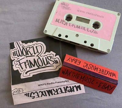 MC freestyles WNYU new york city LIVE dj riz MIXTAPE hip hop RAP 1990's RARE - Image 1 of 4