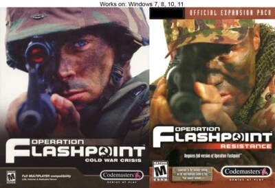 ARMA Operation Flashpoint: Cold War Crisis + Resistance PC Game Windows 10 11 - Image 1 of 3