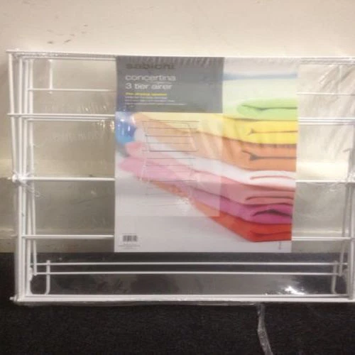 Concertina 3-stufig Kleidung Handtuch Belüfter Wäschetrockner Innen Außen klappbar 3KG - Bild 1 von 1